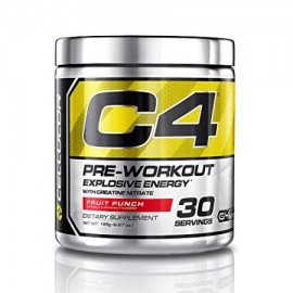 CELLUCOR Suplementos de entrenamiento Pre C4 con creatina óxido nítrico beta alanina y Energía 30 porciones Ponche de Frutas