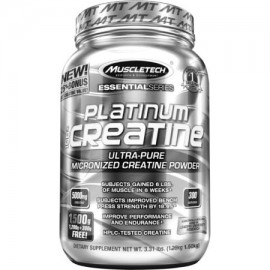 MuscleTech Platinum 100% de la creatina - 1500g sin sabor (monohidrato de creatina)