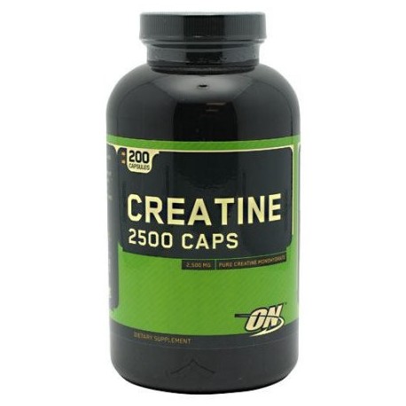 OPTIMUM NUTRITION creatina 2500 gorras 200 Cápsulas