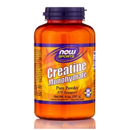 NOW Deportes - monohidrato de creatina en polvo - 8 oz (227 gramos) por NOW