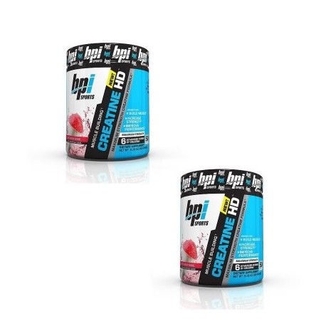 Bpi creatina HD Red cono de nieve 100 Porciones (Pack de 2 Containers)
