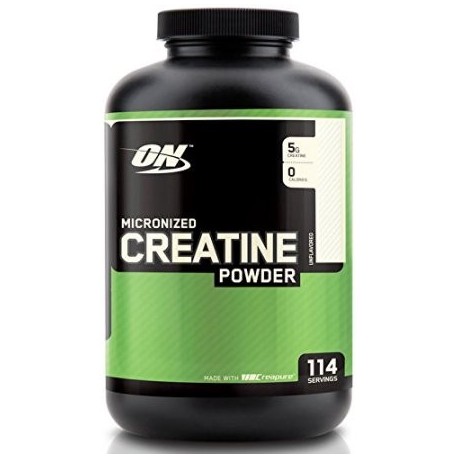 2pack - OPTIMUM NUTRITION creatina en polvo sin sabor 600g