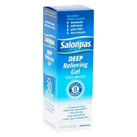Hisamitsu Salonpas Analgésico tópico profundo Relieving Gel 275 oz