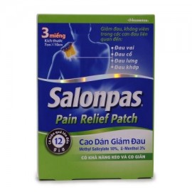 Paquetes de Salonpas Pain Relief Patch (7 x 10 cm) - 3 parches - pack