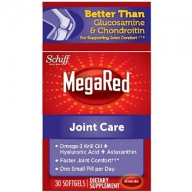 2 Pack - MegaRed Atención Conjunta Omega 3 Aceite de Krill Suplemento Ácido Hyalyronic y astaxantina conjunta 30 ct