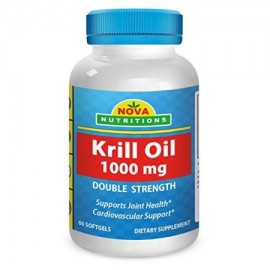 Nova Nutritions Krill Oil 1000 mg 60 Softgels