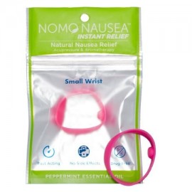 NoMo Nausea alivio instantáneo Pequeño rosa de aromaterapia Bandas contra las náuseas con acupresión