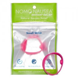 NoMo Nausea alivio instantáneo Pequeño rosa de aromaterapia Bandas contra las náuseas con acupresión