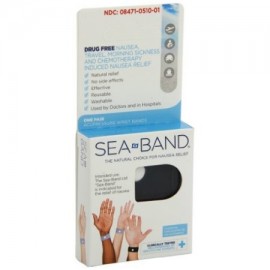 Sea-Band Los adultos Muñequera originales para alivio de las náuseas 1-Par Cada