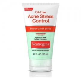 Neutrogena-aceite libre de estrés acné Control de Potencia-Clear Exfoliante 4.2 fl. Onz.