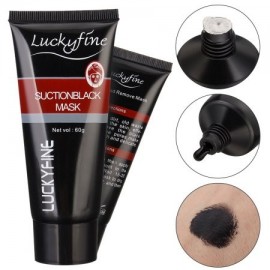 LuckyFine removedor de la espinilla de Purificación de limpieza profunda del acné Negro Máscara facial de barro Peel-off