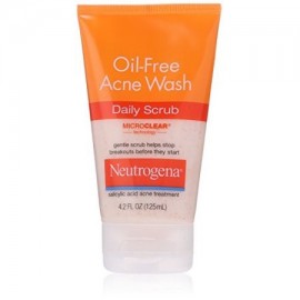 Paquete de 2 - Neutrogena Oil-Free Acne Wash Daily Scrub 420 oz Cada