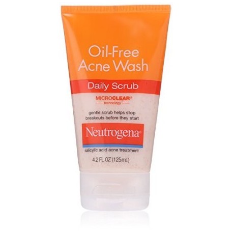 Paquete de 2 - Neutrogena Oil-Free Acne Wash Daily Scrub 420 oz Cada