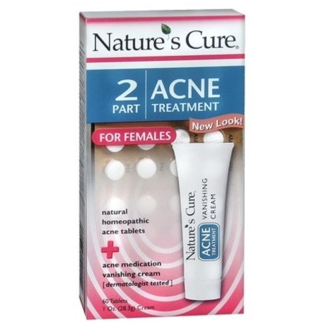 Nature's Cure Parte 2 para el tratamiento del acné Las hembras 1 Cada (paquete de 4)