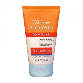 Neutrogena Oil-Free Acne Wash Daily Scrub - 4.2 Oz paquete de 2