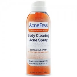 AcneFree Cuerpo limpieza de acné 5 de pulverización onzas (paquete de 4)