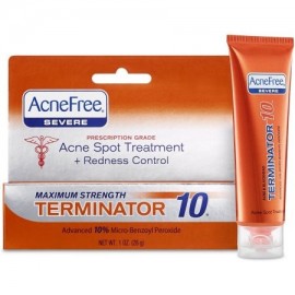 AcneFree acné Tratamiento de puntos de control - Enrojecimiento crema al 1 oz (paquete de 4)