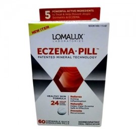 Píldora Lomalux acné homeopático medicación oral 60 tabletas masticables 6 Pack
