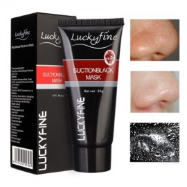 （3Pack）60g LuckyFine Blackhead Remover Purifying Deep Cleansing Acne Black Mud Face Mask Peel-off