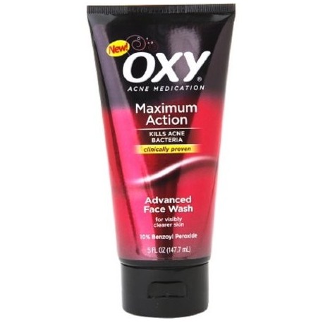 Paquete de 2 - Oxy acné medicación máxima acción avanzada lavado de cara 5 oz