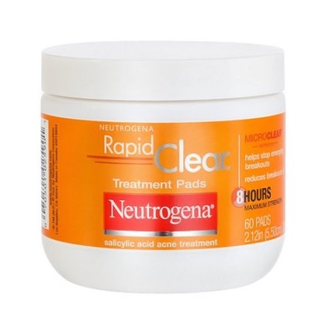 Neutrogena acné rápido Claro Tratamiento Diario Pads - 60 Ea paquete de 2