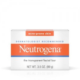 Neutrogena Facial Cleansing Bar tratamiento para la piel propensa al acné 3.5 Oz.