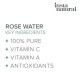 Rose tóner Agua para la cara - 100% puro y natural de la flor Limpiadora Facial - Preps piel propensa sensible seca y el acné 