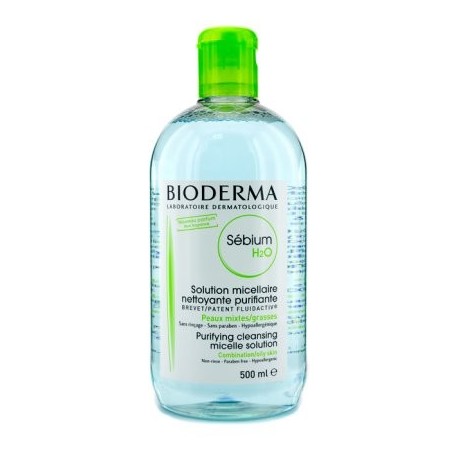 Bioderma - Sebium H2O purificación de soluciones de limpieza de micelas (Para piel mixta - grasa) - 500 ml - 167 oz