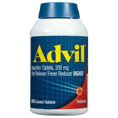 Advil analgésico - reductor de la fiebre Tableta recubierta 200 mg de ibuprofeno un alivio temporal del dolor (300 COUNT)