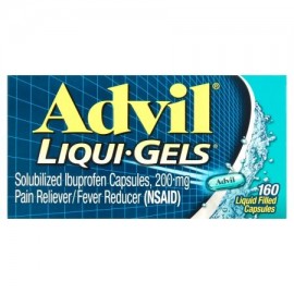 Advil Liqui-Gels analgésico - reductor de la fiebre Cápsula rellena de líquido 200 mg de ibuprofeno un alivio temporal del do