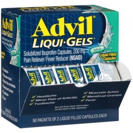 Advil Liqui-Gels analgésico - reductor de la fiebre Cápsula rellena de líquido Refill 200 mg de ibuprofeno un alivio temporal