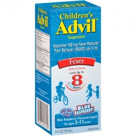 Advil Fiebre de frambuesa azul Niños suspensión líquida 4 oz fl