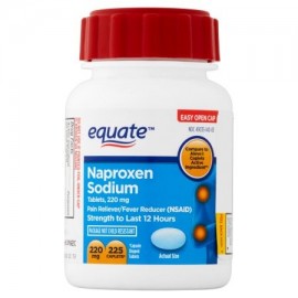 equate naproxeno sódico analgésico - reductor de la fiebre Caplets 220 mg 150 ct