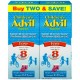 Advil ® Suspensión infantil líquido reductor de la fiebre - Analgésico (Ibuprofen) 2-Pack en Grape Flavor 100 mg 2-4 fl. onz