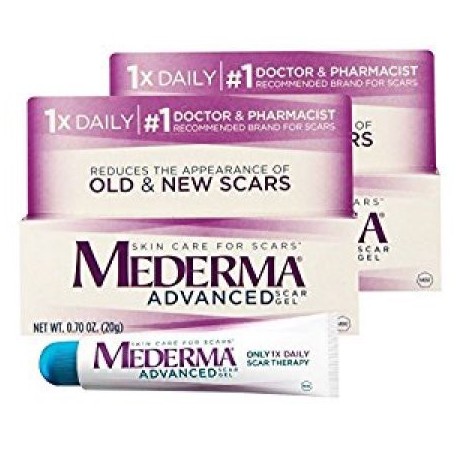 Mederma avanzada Scar Gel 20 Gramos paquete de 2