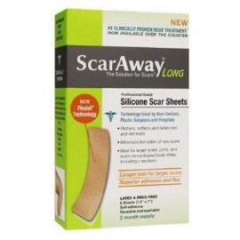 ScarAway Profesional Silicona de Calidad hojas de cicatriz 6 ea (paquete de 6)