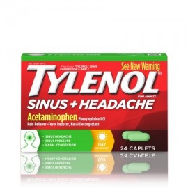 TYLENOL congestión nasal y dolor de cápsulas durante el día 24 Conteo