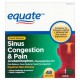 equate congestión de liberación rápida del dolor sinusal y cápsulas de gel 48 conteo