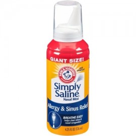 ARM - HAMMER ™ Simplemente Saline ™ Alergia y sinusitis nasal de la relevación niebla 4.25 fl. onz. Lata de aerosol