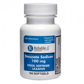 Docusato de sodio 100 mg genérico para Colace 100 Softgels para Gentle Relief fiable de estreñimiento ocasional