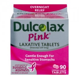 Dulcolax Pink Laxante Comfort Coated 90ct Tablets bisacodilo USP 5 mg comprimidos - laxante estimulante
