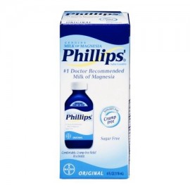 Genuina Phillips Leche de Magnesia alivia el estreñimiento original - 4 Oz