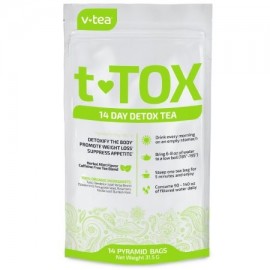 VTEA 14 Día de desintoxicación té Teatox- Limpiar aumentar la energía promover la pérdida de peso reducir el estreñimiento