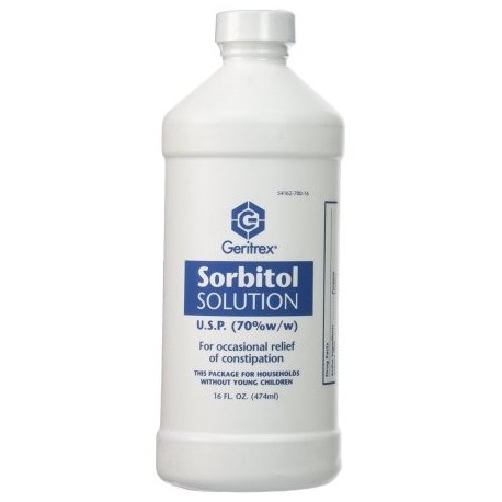Geritrex Sorbitol 70% de alivio del estreñimiento Solución 16 OZ