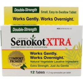 Senokot tabletas laxantes vegetales naturales Xtra