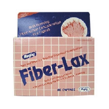 Fiber-Lax 500 Mg (Fibercon Generic) Tabletas para aliviar el estreñimiento - 60 Ea