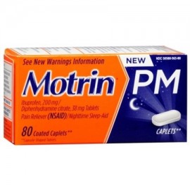 Motrin PM Coated Caplets 80 Caplets (paquete de 6)