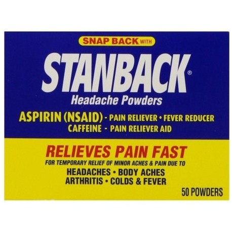Stanback Dolor de cabeza Polvos 50 Cada (Pack de 3)