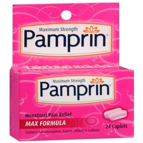 Pamprin Max fórmula Caplets 24 Caplets (paquete de 6)