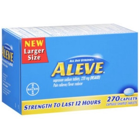 Aleve analgésico - antipirético Caplets 270 Caplets (Pack de 3)